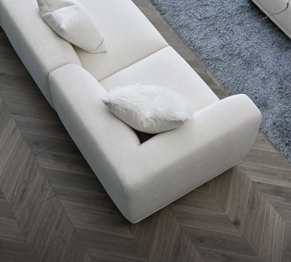Arkfuture Lottie Modular Corner Sofa in Polar Boucle