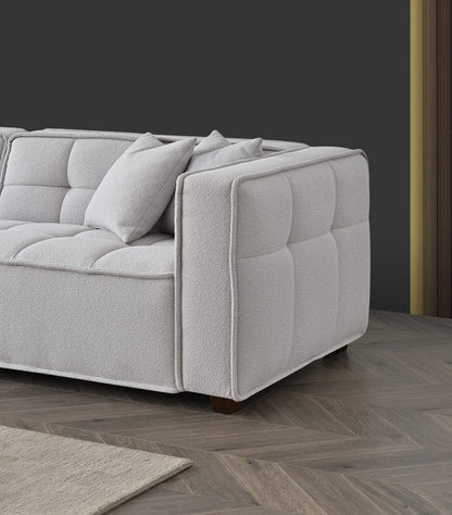 Arkfuture Murray Sofa Set in Putty Boucle Fabric