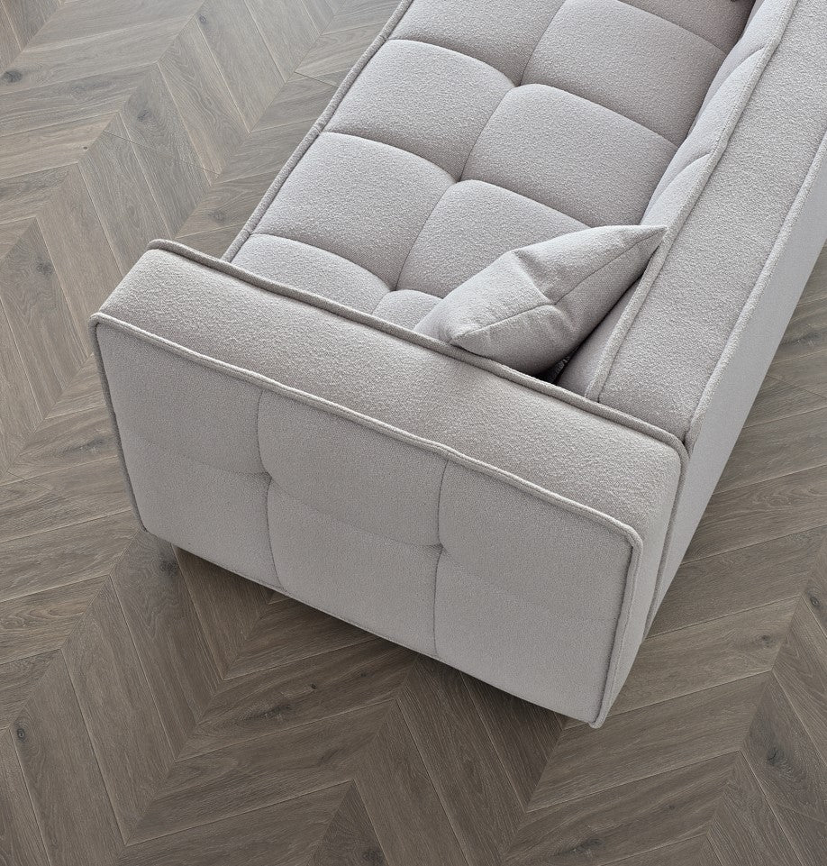 Arkfuture Murray Sofa Set in Putty Boucle Fabric