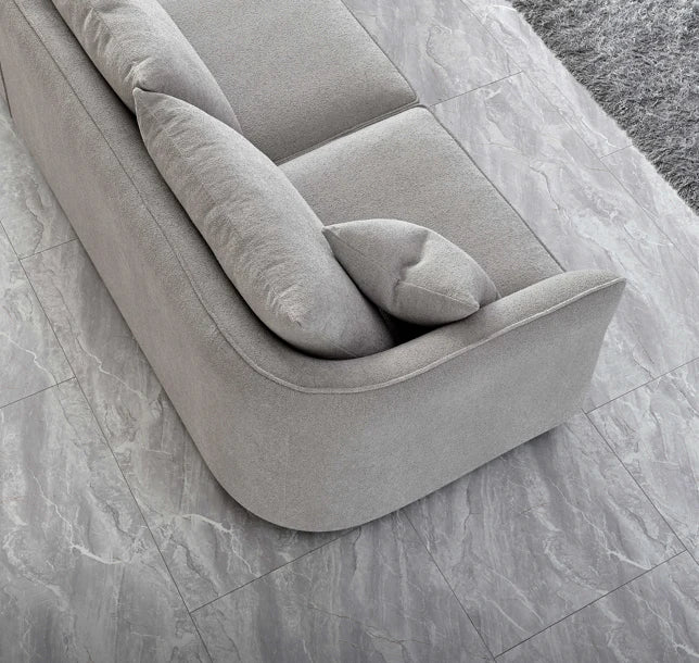 Arkfuture Rubin Corner Chaise in Pebble Boucle