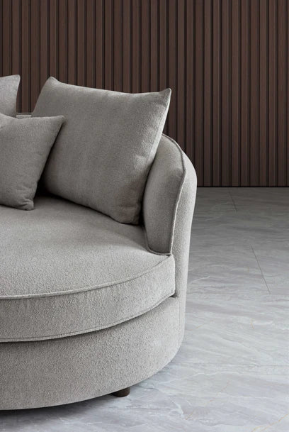 Arkfuture Rubin Corner Chaise in Pebble Boucle