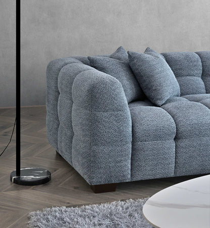 Arkfuture Tribeca Corner Sofa in Iron Boucle Fabric