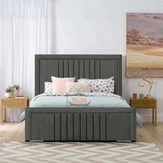 Amanda Linestyle Upholstered Bed Frame