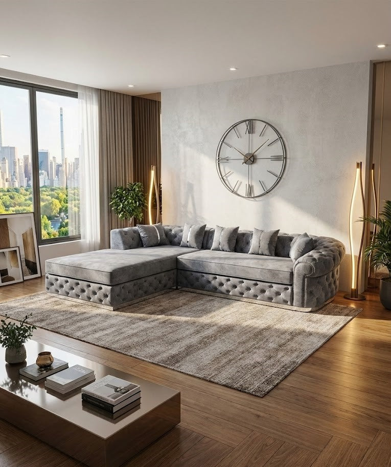 Sperryville Upholstered Sofa in Chesterfield Design