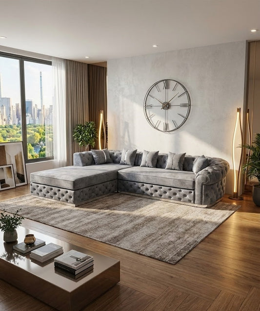 Sperryville Upholstered Sofa in Chesterfield Design