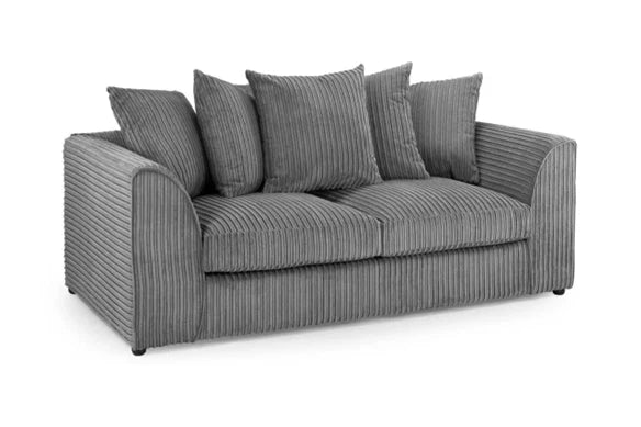 Bounty Luxury Modern Lounge 3+2 Seater Sofa In Jumbo Fabric