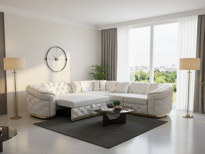 Bosco Chesterfield Design Sofa in Plush Velvet Design