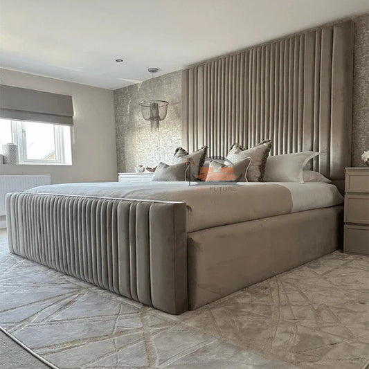 Bradley High End Bed Frame With Split Headboard