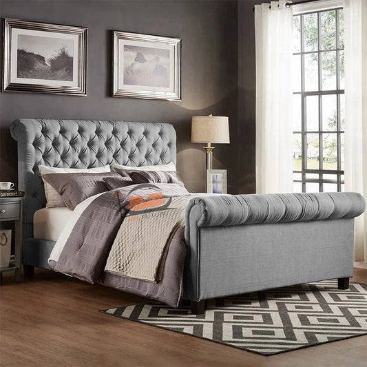Brussel Sleigh Bed Frame