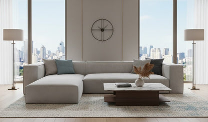 Burger Right and Left hand Corner Sofa in Plush Velvet Sofa