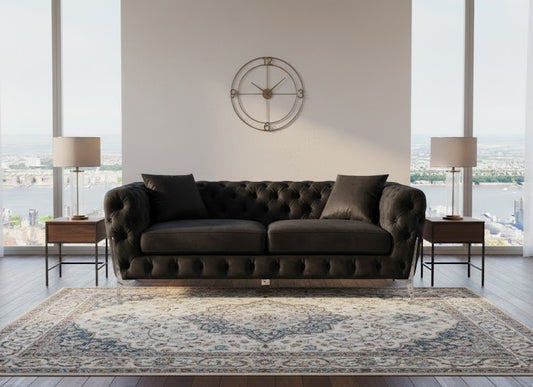 Middlefield Chesterfield 3 Seater Sofa with Deep Button Tufting & Stylish Legs