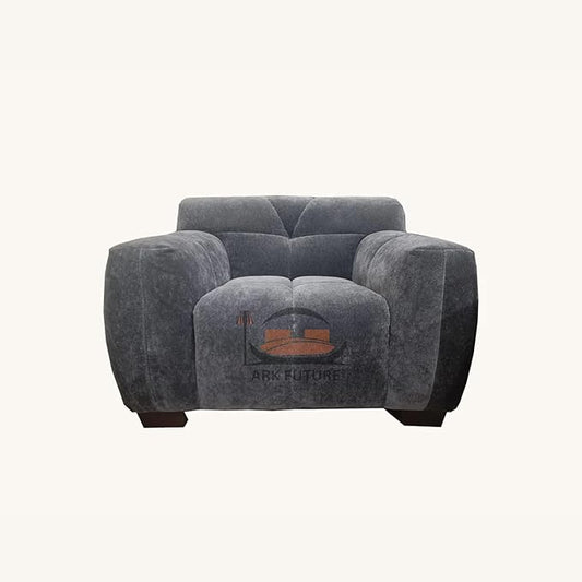 Harlem Sofa Range, Luxurious Steel Velvet Sofa (chair)