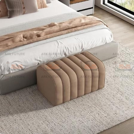 Nordic Velvet Upholstered Ottoman Bench – Stylish Modern Design, & Plush Velvet Fabric
