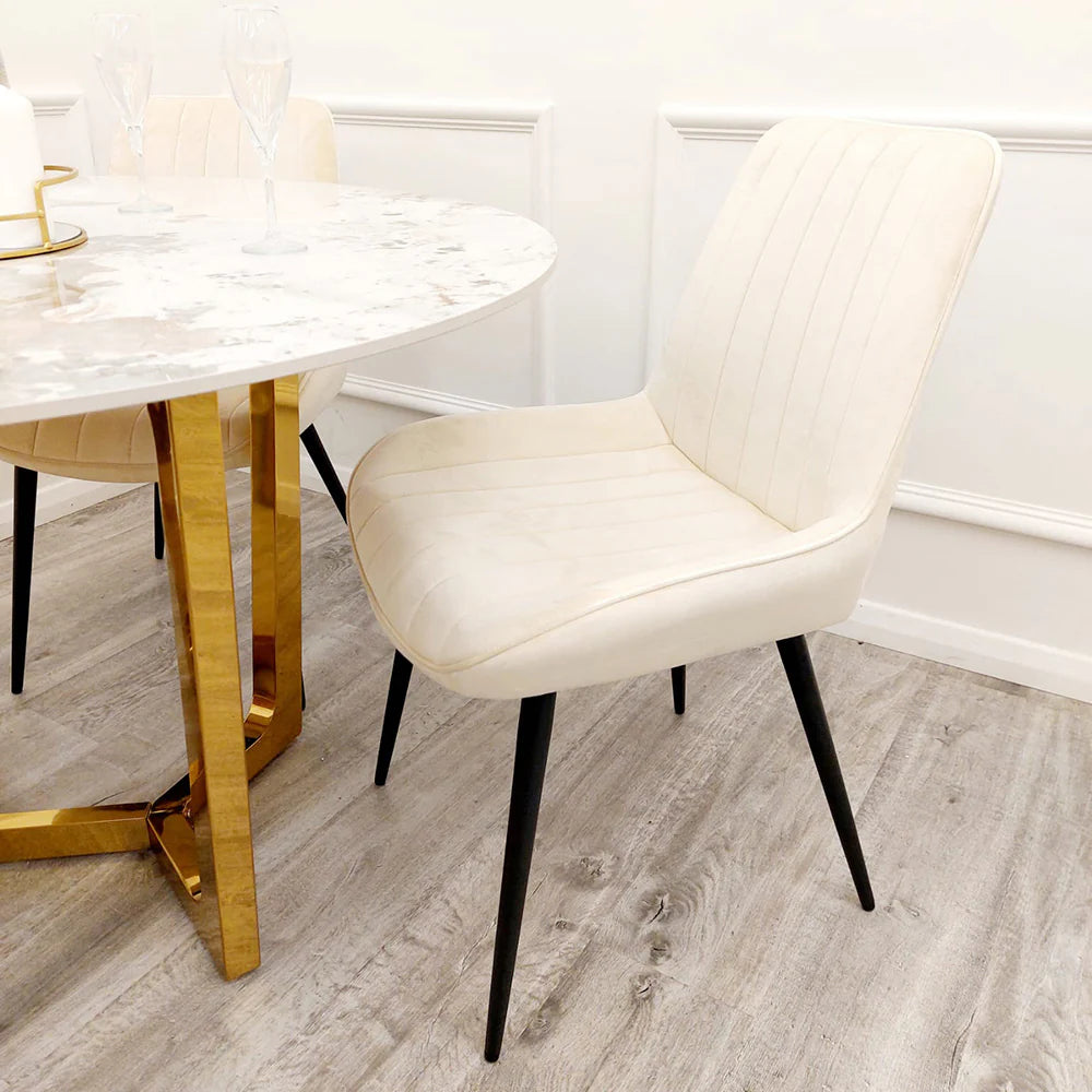 Dido Dining Chairs in Cream