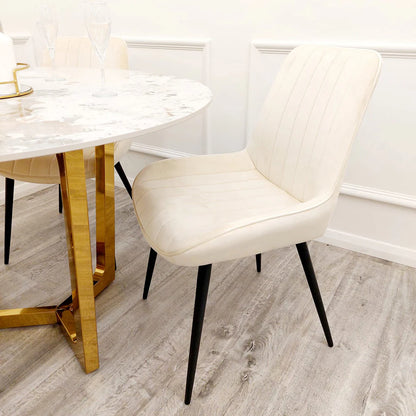 Dido Dining Chairs in Cream