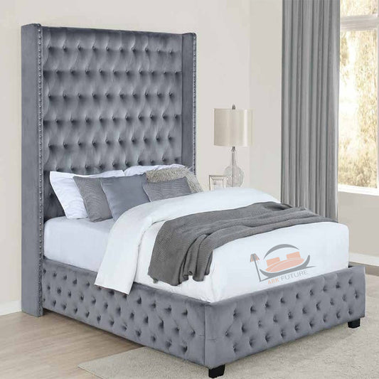 Ethan Chesterfield Design Wingback Bed Frame