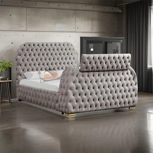 Ezra Circular TV Bed Frame