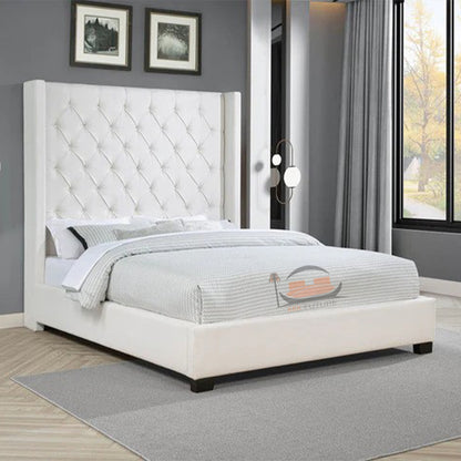 Felix Chesterfield Wingback Upholstered Bed Frame