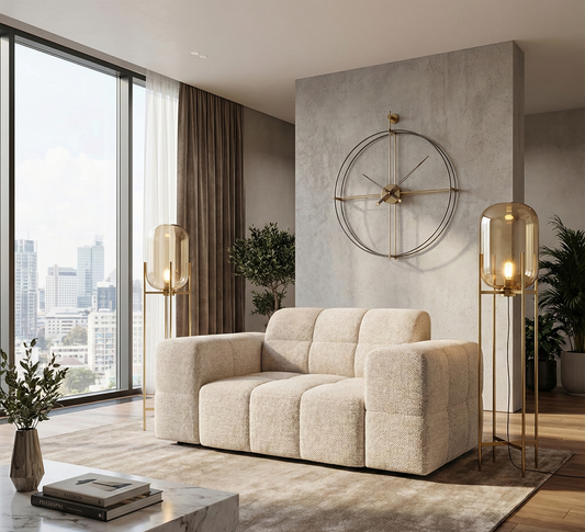 Simmy Single Seater Sofa in Plush Velvet