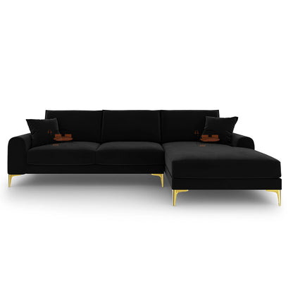 Endure L Shape Sofa in Plush Velvet in Right and Left Corner Options