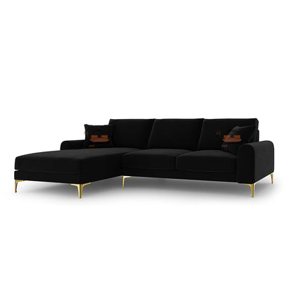 Endure L Shape Sofa in Plush Velvet in Right and Left Corner Options