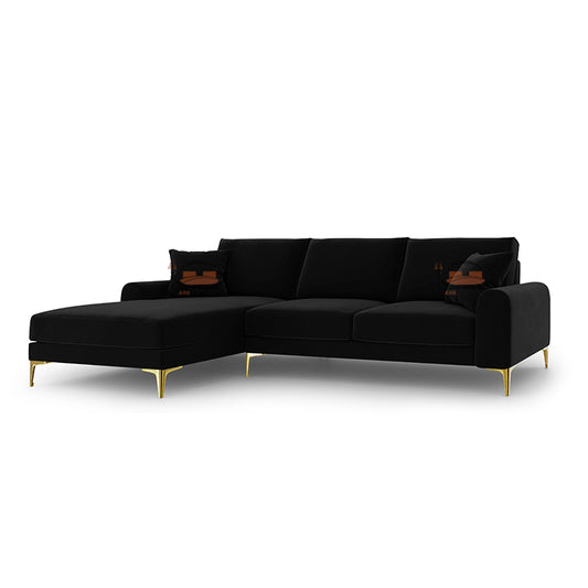 Endure L Shape Sofa in Plush Velvet in Right and Left Corner Options