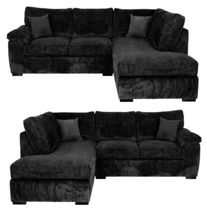 Monty L-Shaped Right-Hand Modern Sofa In Jumbo Fabric