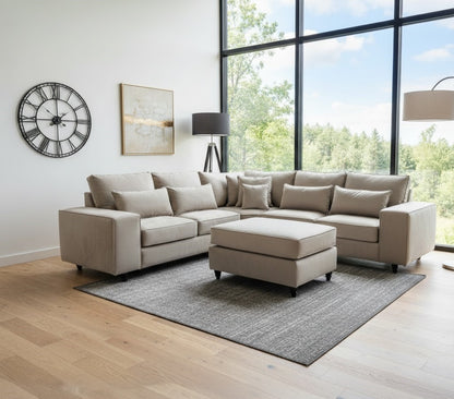 Melana Luxury Sofa in Plush Velvet Fabric