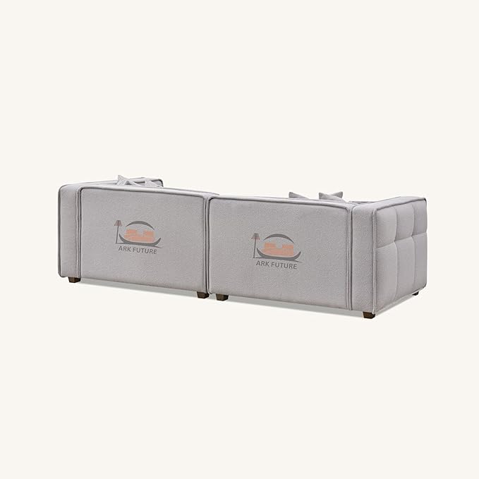 Murray Sofa Range - Modern Modular 4+3 Seater in Putty Boucle