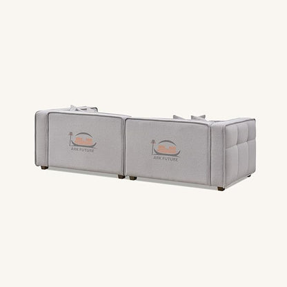 Murray Sofa Range - Modern Modular 4+3 Seater in Putty Boucle