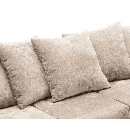 Noble Arc Right-Hand Chaise L-Shaped Sofa