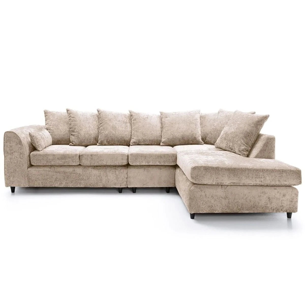 Noble Arc Right-Hand Chaise L-Shaped Sofa