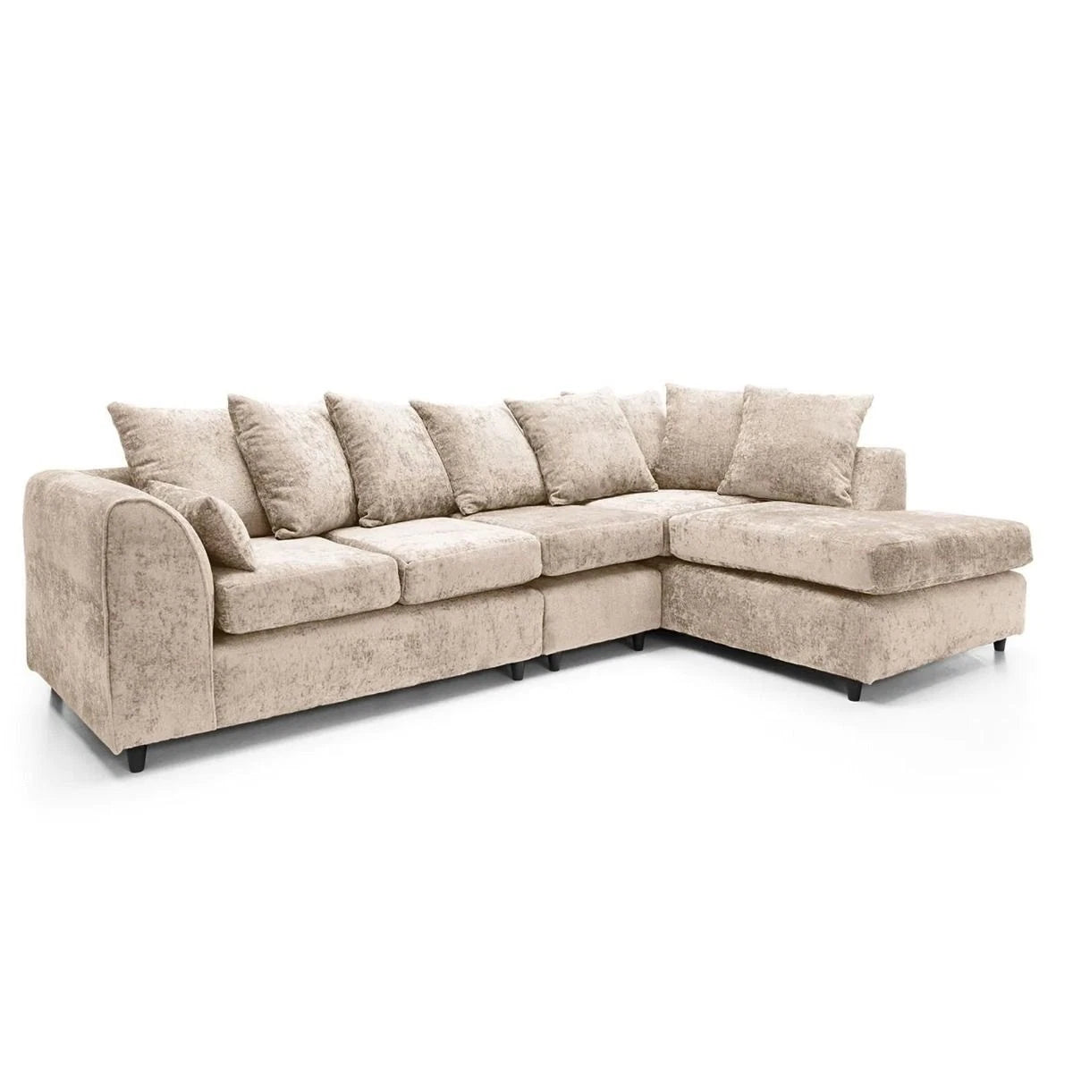 Noble Arc Right-Hand Chaise L-Shaped Sofa