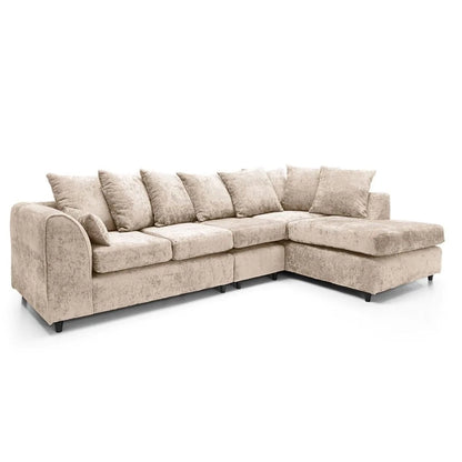 Noble Arc Right-Hand Chaise L-Shaped Sofa