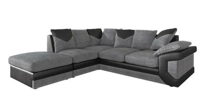 Norwood Bliss L-Shaped Lef-Hand Chaise Sofa Jumbo Fabric