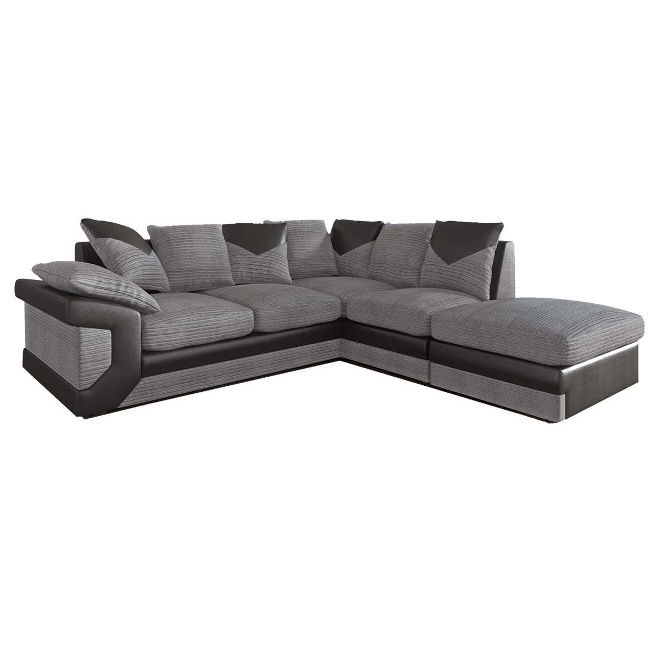 Norwood Bliss L-Shaped Lef-Hand Chaise Sofa Jumbo Fabric