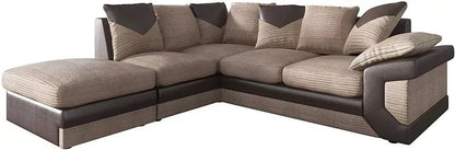 Norwood Bliss L-Shaped Lef-Hand Chaise Sofa Jumbo Fabric