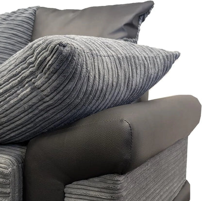 Norwood Bliss L-Shaped Lef-Hand Chaise Sofa Jumbo Fabric