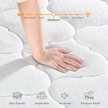 Memory Foam Matress Luxury Sprung Mattress