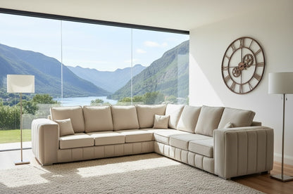 Nova Sofa in Plush Velvet Fabric