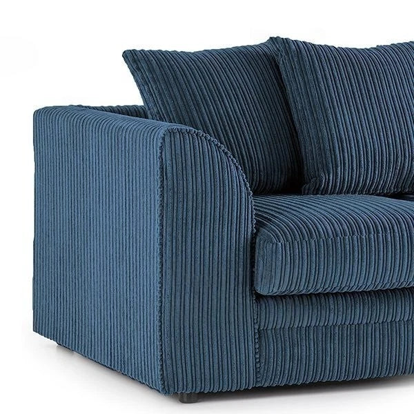 Oak Pavilion Right-Hand Chaise L-Shaped Sofa In Jumbo Fabric