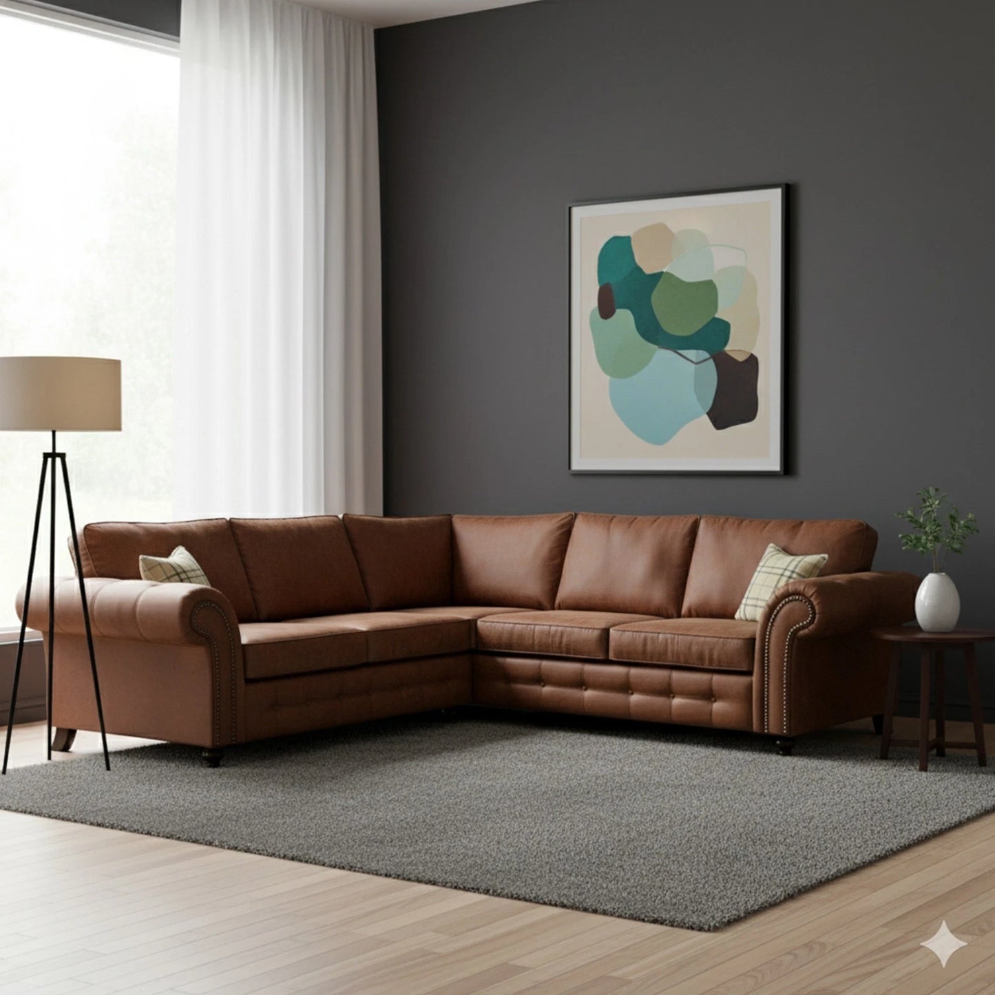 Prime Loft Elegant Corner Sofa