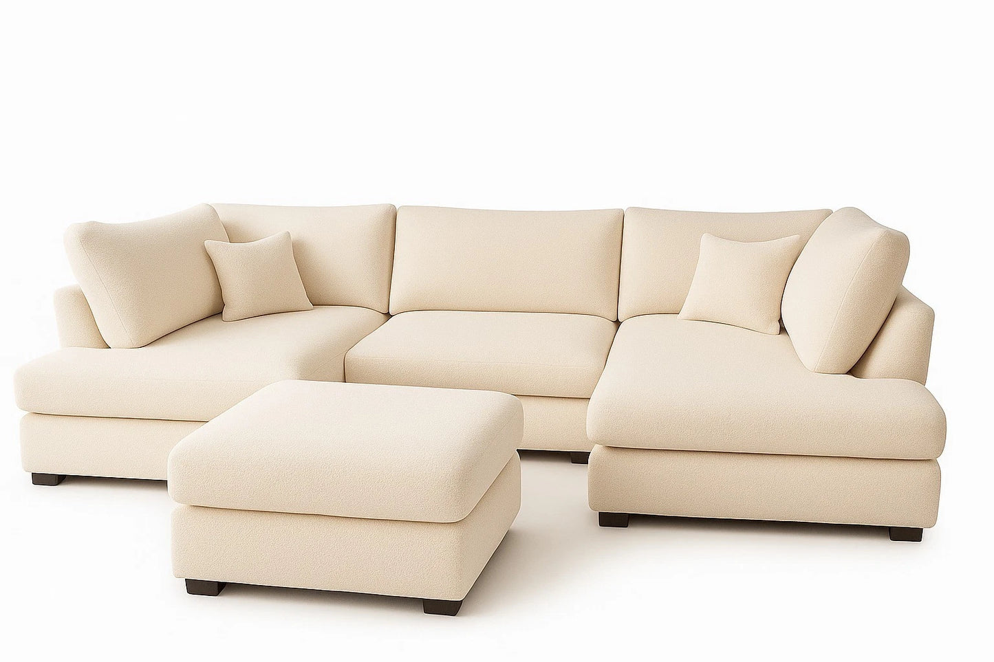 Queensbury Soft Modern Lounge U-Shaped Sofa