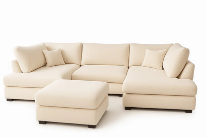 Queensbury Soft Modern Lounge U-Shaped Sofa