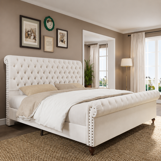 Harrison Sleigh Bed Frame