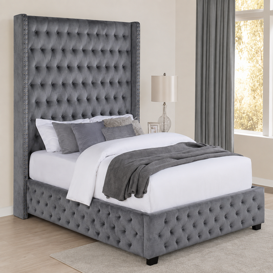 Ethan Chesterfield Design Wingback Bed Frame