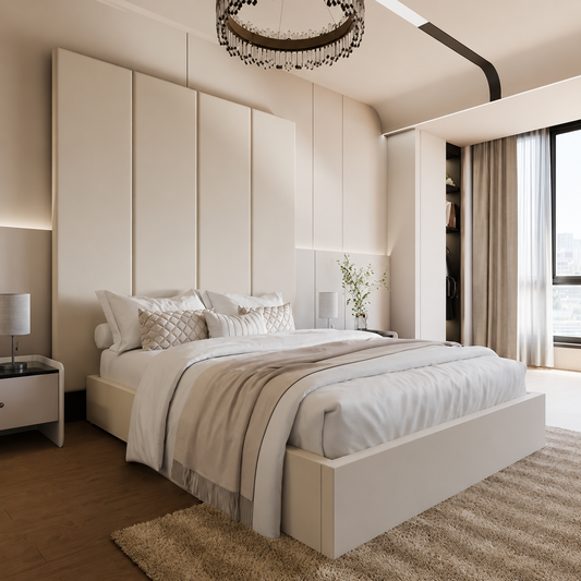 Ark Panel Ottoman Bed Frame With High Headboard