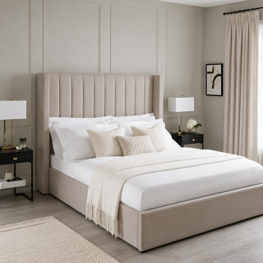 Virginia Wingback Panel Bed Frame
