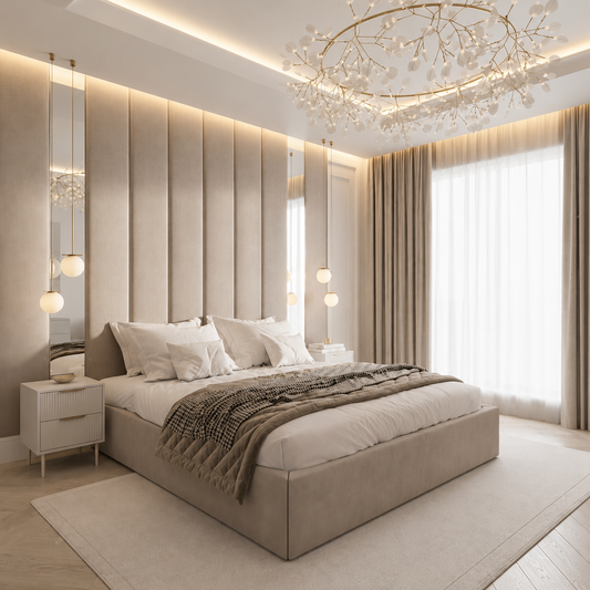 Jude Panel Upholstered Bed Frame