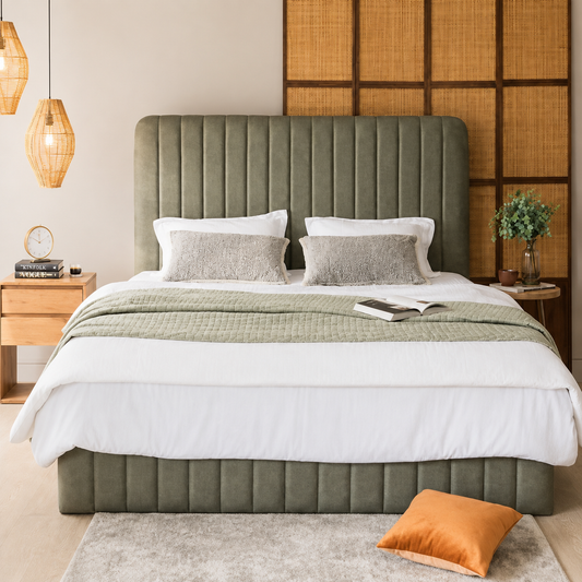 Dusk Upholstered Linestyle Bed Frame